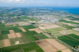Aerial view of the Mackay region